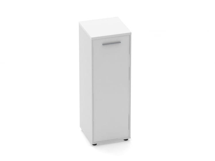 Шкаф 2 узкий закрытый Дека 10.12.13Пр Белый / Deka_0