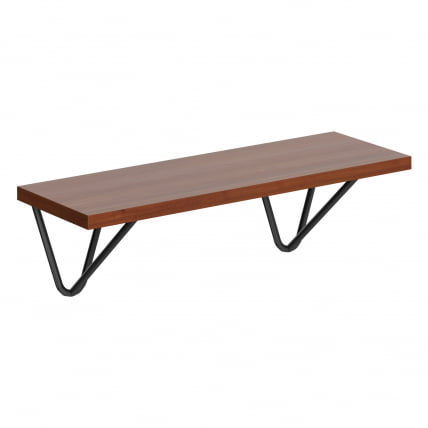 Полка навесная CОФФЕЕ СХ2-ВИРЕ Орех Французский / COFFEE SH2-WIRE_0