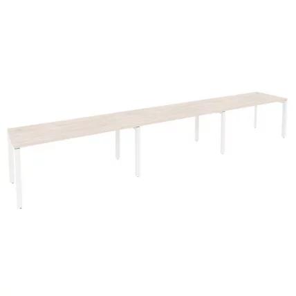 Рабочая станция на П-образном м/к ОНИКС О.МП-РС-3.4.7 Денвер Светлый/Белый / ONIX O.MP-RS-3.4.7_0