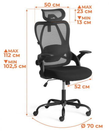 Кресло Инвите ткань, черный / Invite_20