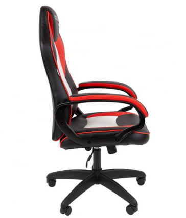 Кресло геймерское CХАИРМАН ДРАЙВ (ГАМЕ) 16 черный/красный/белый / CHAIRMAN (GAME)_1