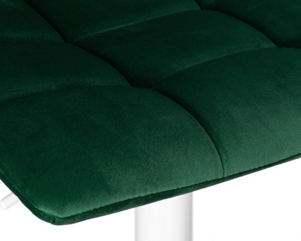 Стул барный ДОБРИН ТАИЛОР ВХИТЕ (зеленый велюр (МДЖ9-88)) 2 шт / DOBRIN TAILOR WHITE (MJ9-88))_7