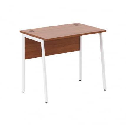 Стол рабочий ИМАГО Плус СП-1.1П Орех французский Белый / IMAGO Plus СП-1.1P_0