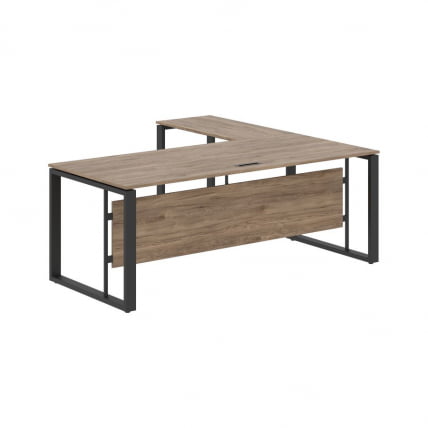 Стол с боковой приставкой ЕНИО ЕCТ 2019 Кария Пальмира/Антрацит / ENIO ECT_1