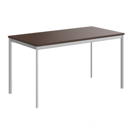 Стол прямой ИМАГО-С СП-3С венге магия алюминий / IMAGO-S СП-3S_0