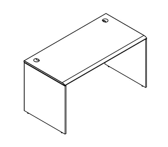Стол письменный ВСТ 147 Дуб сонома / WST_1