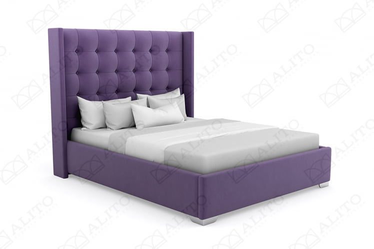 Кровать Милано 140кс200 велюр Севен 115 / Milano 140x200 Seven_1