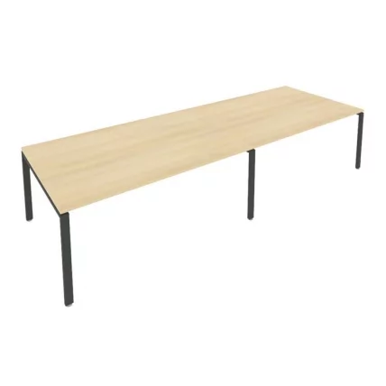 Переговорный стол (2 столешницы) Метал Сйстем Б.ПРГ-2.5 Акация/Антрацит / Metal System_0