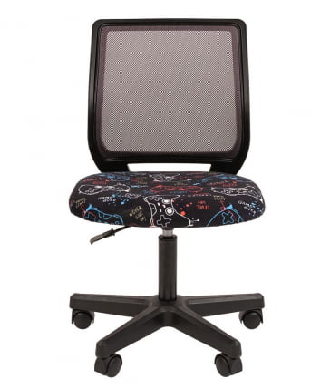 Детское кресло Чаирман ТИН (Кидс) 112 черный пластик ГАМЕ/ТВ-01 / Chairman (Kids) GAME/TW-01_1