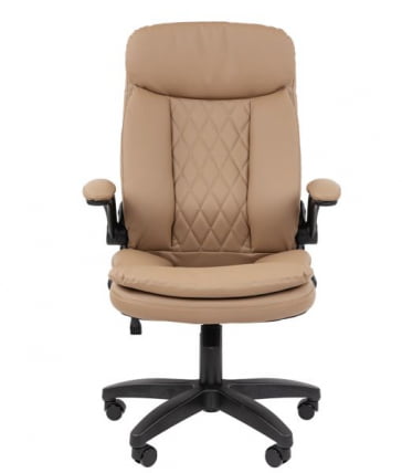Кресло офисное CХАИРМАН 533 экокожа Бежевый / CHAIRMAN_1