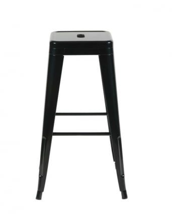 Стул барный ТОЛИКС черный глянцевый КД / TOLIX KD_2