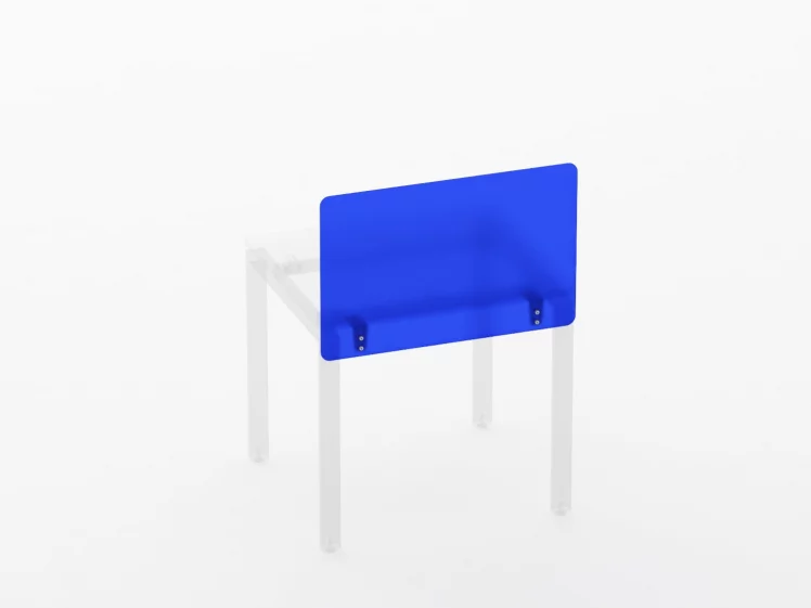 Экран (пластик) Дека 8.14.08 Синий-1883 (без крепления) / Deka_0