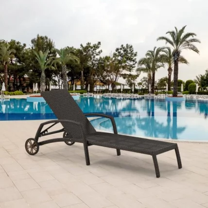 Шезлонг-лежак А35А-В53 Бровн / A35A-W53 Brown_1