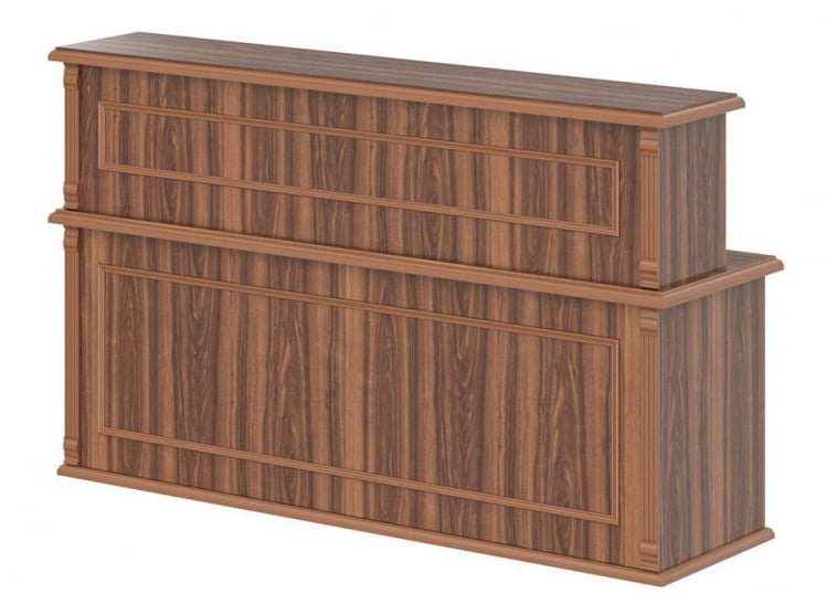 Стойка ресепшен РМС 200 Орех Даллас / RMS_0