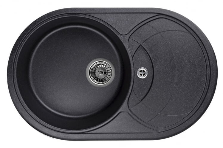 Кухонная мойка ГРАНУЛА 7801 Черный / GRANULA_0