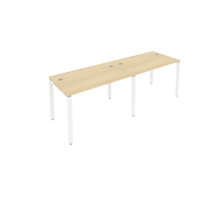 Рабочая станция на 2 раб.места Метал Сйстем Б.СМ-2.2 Акация/Белый / Metal System_0