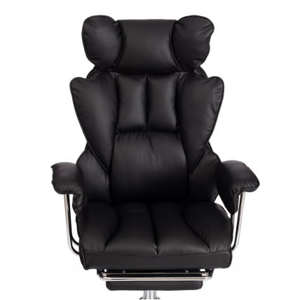 Кресло Комфй CР кож/зам, черный / Comfy CR_10
