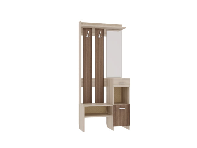 Прихожая Яр ПР-0025 Ясень шимо светлый Ясень шимо темный / PR-0025_0