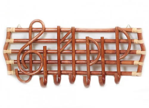 Вешалка Мелодия 25/04 коньяк_0