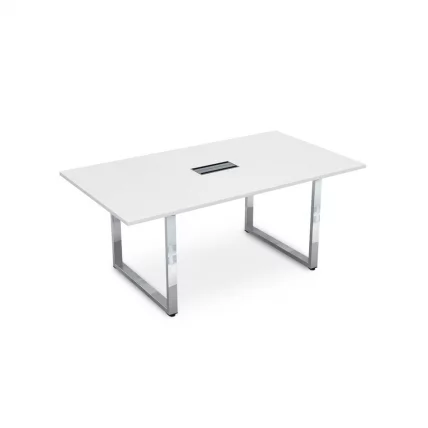Стол переговорный ГЛОСС ЛИНЕ НСП-О.938 Белый Премиум / GLOSS LINE_0