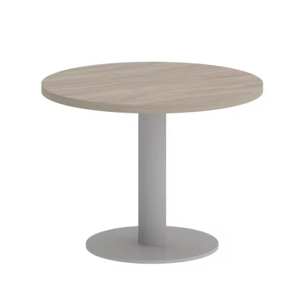 Стол журнальный круглый ХОМЕ ОФФИCЕ ВР.СП-5-60.1Г Дуб Аттик/Серый металл / HOME OFFICE VR.SP-5-60.1G_0