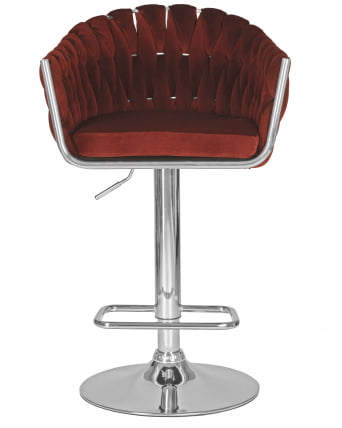Стул барный ДОБРИН МАРCЕЛ Винный велюр МДЖ9-35 / DOBRIN MARCEL MJ9-35_5