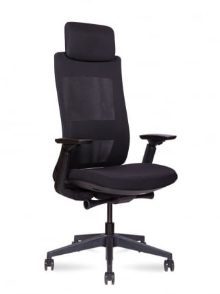 Кресло руководителя Осло блаcк / Oslo black_0