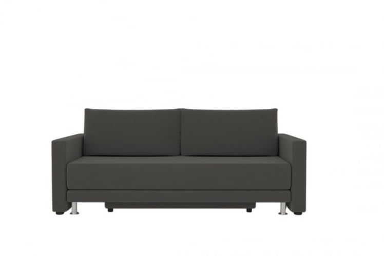 Диван прямой Сальтвик (Берхоусе) Цвет фасада: Серый велюр; Тип: Прямой; Материал фасада: Металл/Велюр / (Berhouse)_0