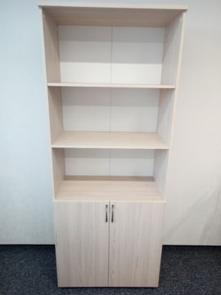 Шкаф высокий полуоткрытый Глассй 6.19.121 Туя / Glassy_2