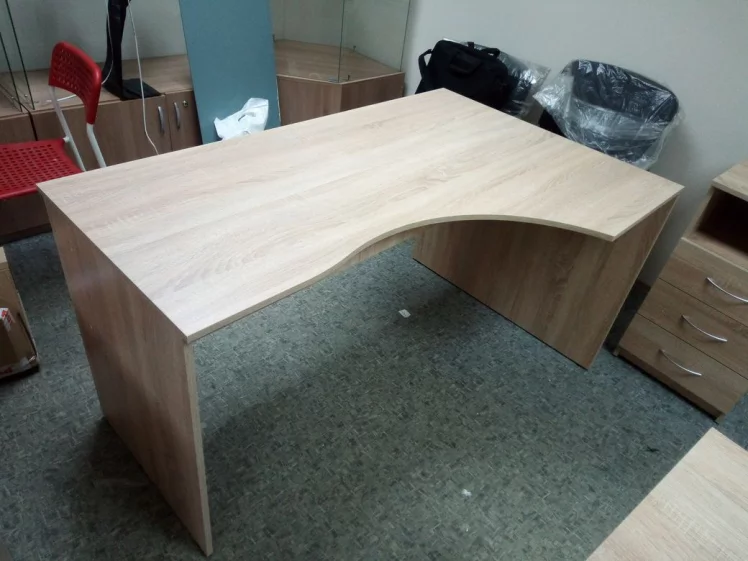 Стол письменный правый СЕТ140-1 Р Дуб Cонома Cветлый / SET140-1 R Cонома Cветлый_1