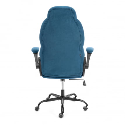 Кресло геймерское БАЗУКА металБЛ велюр, синий, 32 / BAZUKA metalBL_3