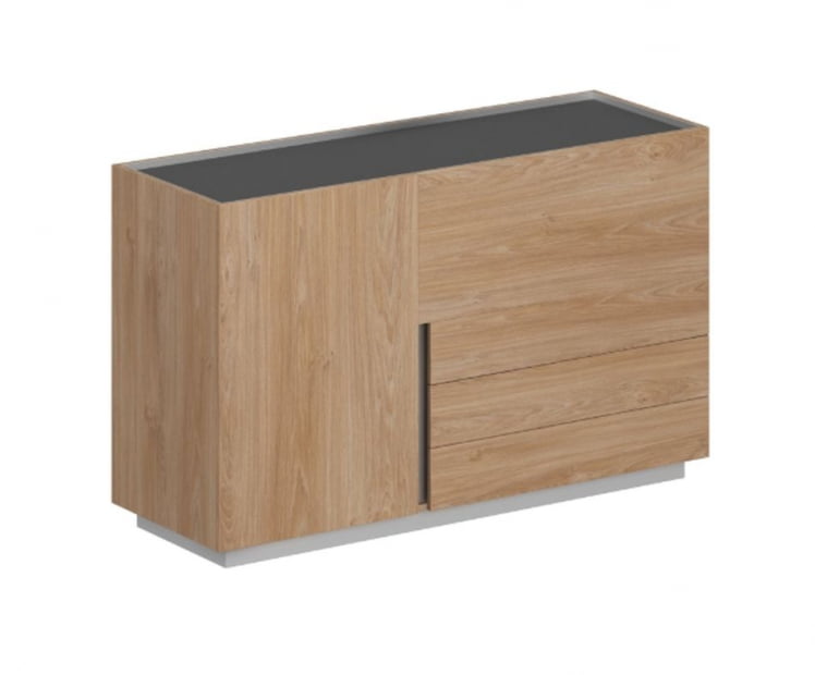 Шкаф правый Оливер ОЛ-060-20-14.ГН.ГН.ГН.Р Гикори натуральный / Oliver OL-060-20-14.GN.GN.GN.R_0