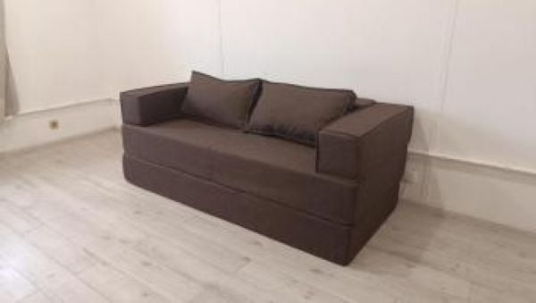 Диван прямой бескаркасный Хит (Берхоусе) Цвет фасада: Грей; Тип: Прямой; Материал фасада: Рогожка / (Berhouse)_4