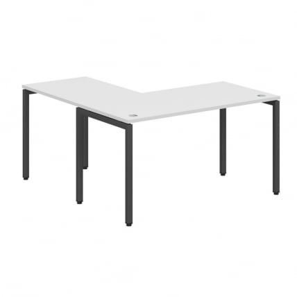 Стол угловой КСТЕН-С КССCТ 1415 Р Белый/антрацит / XTEN-S XSCT R_0
