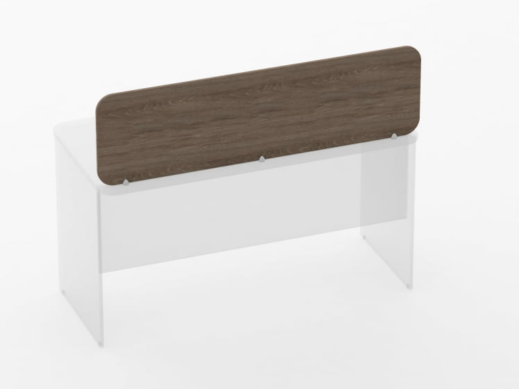 Экран разделительный прямой Глассй 5.14.14 Дуб Верцаска / Glassy_1