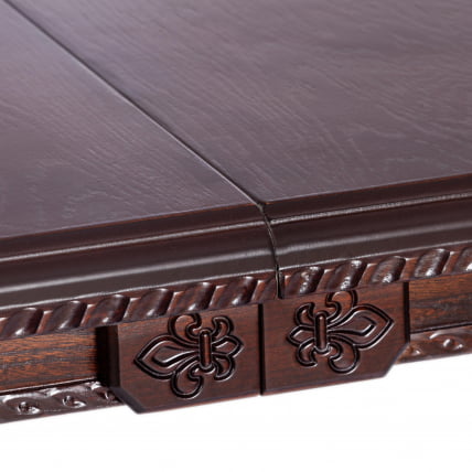 Стол CОППОЛА бук, мдф, 140+40кс80кс77см, Тобаcко, узор прямой / COPPOLA 140+40x80x77см, Tobacco,_8