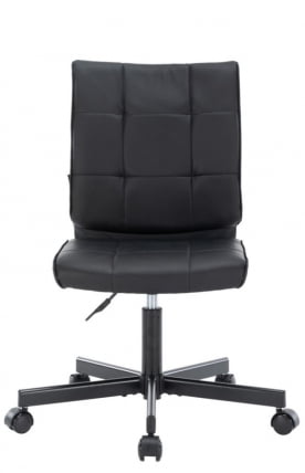 Кресло для персонала Еверпроф ЕП-300 Экокожа Черный / Everprof EP-300_1