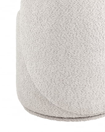 Пуф Лореен вращающийся букле Светло-серый / Loreen_6