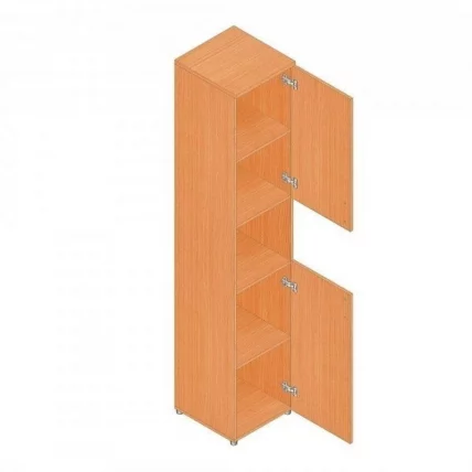 Шкаф для документов узкий Р.П-4 бук Бавария_0