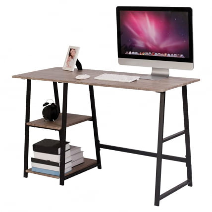 Стол на металлокаркасе БРАБИКС ЛОФТ CД-006 Мореный дуб / BRABIX LOFT CD-006_2