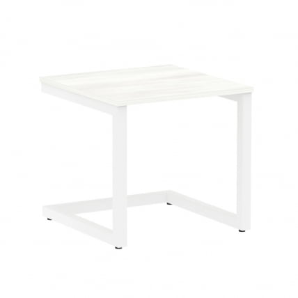 Журнальный стол ХОМЕ ОФФИCЕ ВР.СП-2-58.Г Снежная Платина/Белый металл / HOME OFFICE VR.SP-2-58.G_0