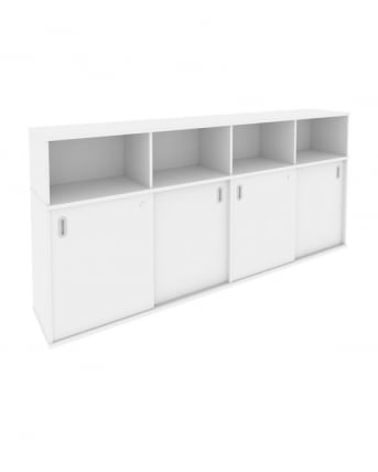 Шкаф-купе приставной Метал Сйстем Б.ШК-4 Белый / Metal System_0