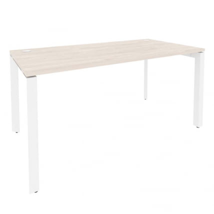 Стол рабочий на П-образном м/к ОНИКС О.МП-СП-4.8 Денвер Светлый/Белый / ONIX O.MP-SP-4.8_0