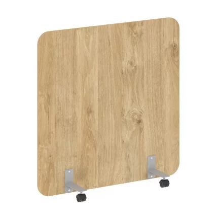 Перегородка на металлических опорах, на роликах Р-лине ДП.Р-120-120 Тиквуд Светлый / R-line DP.R-120-120_0