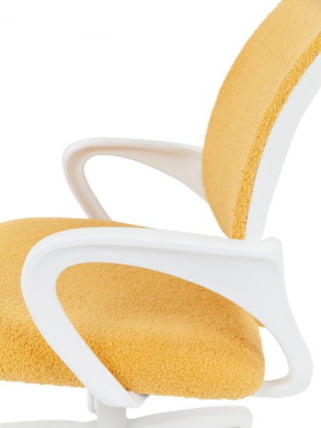 Детское кресло CХАИРМАН ТИН (КИДС) 103 белый пластик БАРНИ (БАРНИ) Лимон / CHAIRMAN (KIDS) (BARNI)_4