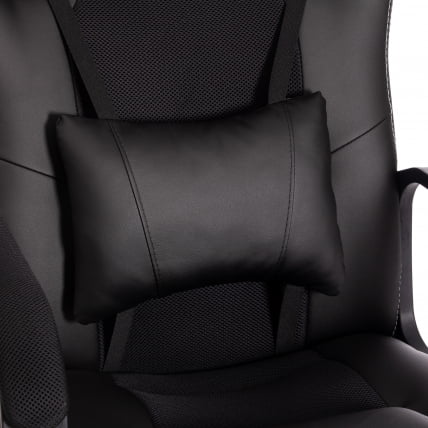 Кресло ДРИВЕР (22) кож/зам/ткань, черный/черный , 36-6/ТВ-11 / DRIVER 36-6/TW-11_8