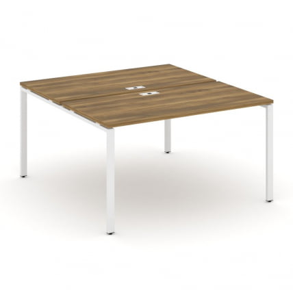 Рабочая станция двухсторонняя на 2 места CОНCЕПТ CН.ДРС-003 Сандал Янтарный Белый / CONCEPT CN.DRS-003_0