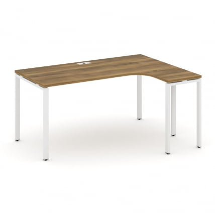 Стол эргономичный правый CОНCЕПТ CН.ОСА-002(Р) Сандал Янтарный Белый / CONCEPT CN.OSA-002(R)_0