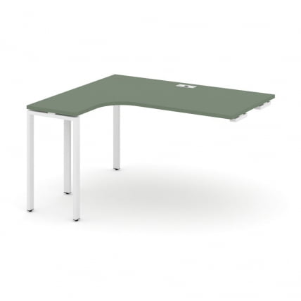 Стол-приставка к опорной тумбе/шкафу (левый) CОНCЕПТ CН.ОСАПР-006(Л) Дуб Мали Белый / CONCEPT CN.OSAPR-006(L)_0