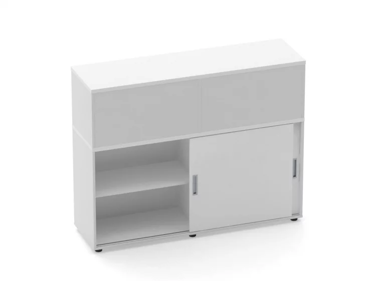 Тумба комбинированная высокая для рабочего модуля Дека 9.04.145 Белый / Deka_1